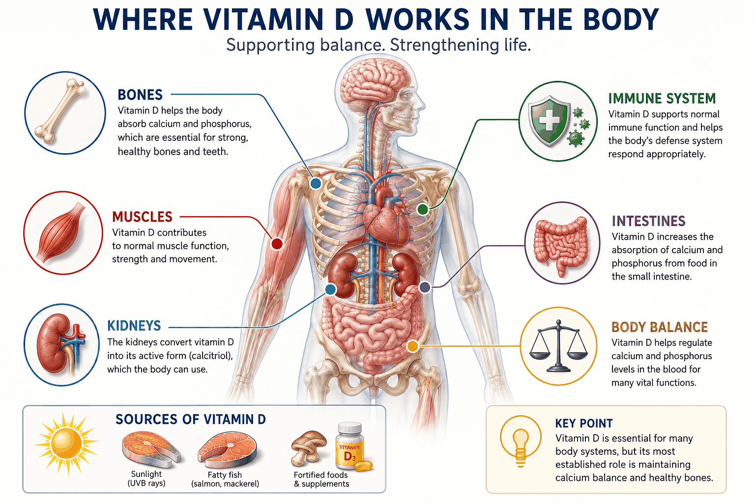 03 Where Vitamin D Works in the Body